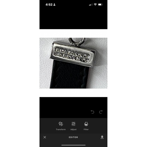 Ermanno SCERVINO French Designer‎ Black Leather Chain Caps Goth Choker Necklace - Picture 10 of 11